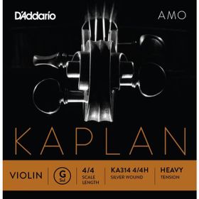 D'addario KA314 Kaplan AMO Scale Length 4/4 G-SO Keman Tek Tel
