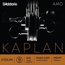 D'addario KA314 Kaplan AMO Scale Length 4/4 G-SO Keman Tek Tel