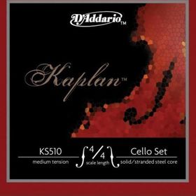 D'addario KS510 4/4M Kaplan 4/4 Scale Medıum Tensıon Cello Tel Seti