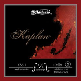 D'addario KS511 A 4-4M Kaplan Çello Tek Tel