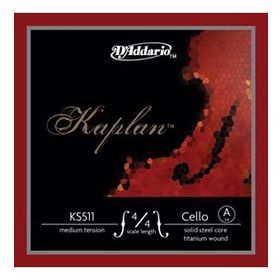 D'addario KS511 A 4-4M Kaplan Çello Tek Tel