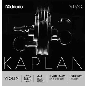 D'addario KV310 4/4M Kaplan Vıvo 4/4 Scale Medıum Ten Keman Tel Seti