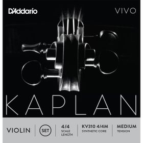 D'addario KV310 4/4M Kaplan Vıvo 4/4 Scale Medıum Ten Keman Tel Seti