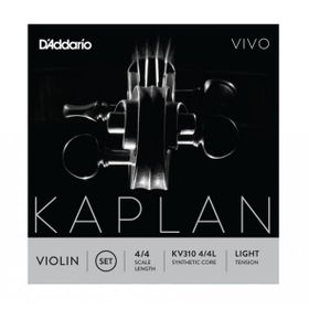 D'addario KV310L Kaplan Vıvo 4/4 Scale Lıght Tens Keman Tel Seti