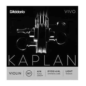 D'addario KV310L Kaplan Vıvo 4/4 Scale Lıght Tens Keman Tel Seti