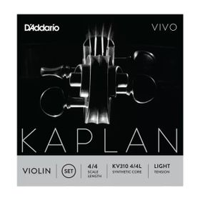 D'addario KV310L Kaplan Vıvo 4/4 Scale Lıght Tens Keman Tel Seti