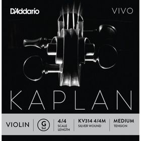 D'addario KV314 Kaplan Vıvo Scale Length 4/4 G-S Keman Tek Tel