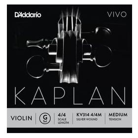 D'addario KV314 Kaplan Vıvo Scale Length 4/4 G-S Keman Tek Tel