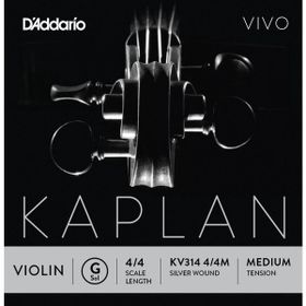 D'addario KV314 Kaplan Vıvo Scale Length 4/4 G-S Keman Tek Tel