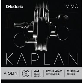 D'addario KV314 Kaplan Vıvo Scale Length 4/4 G-S Keman Tek Tel