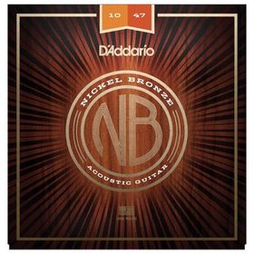 D'addario NB1047-12 Nikel Bronz 12 Telli Akustik Gitar Teli