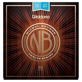 D'addario NB1047-12 Nikel Bronz 12 Telli Akustik Gitar Teli