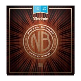 D'addario NB1047-12 Nikel Bronz 12 Telli Akustik Gitar Teli