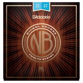 D'addario NB1047-12 Nikel Bronz 12 Telli Akustik Gitar Teli