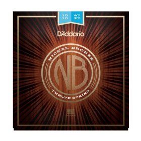 D'addario NB1047-12 Nikel Bronz 12 Telli Akustik Gitar Teli