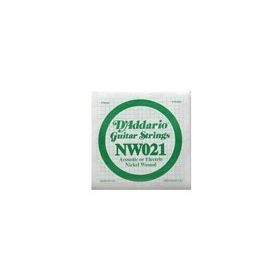 D'addario NW021 Nikel Wound Re Elektro Akustik Tel