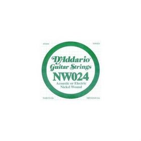 D'addario NW024 Nikel Wound Re Elektro Akustik Tel