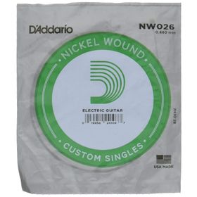 D'addario NW026 Nikel Wound Re Elektro Akustik Tel