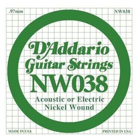 D'addario NW038 Nikel Wound Kalın Mi Elektro Akustik Tel