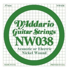 D'addario NW038 Nikel Wound Kalın Mi Elektro Akustik Tel