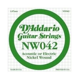 D'addario NW042 Nikel Wound Kalın Mi Elektro Akustik Tel
