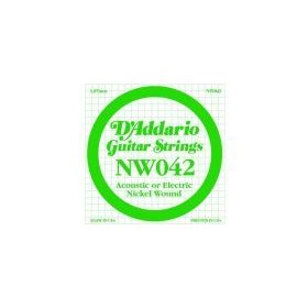 D'addario NW042 Nikel Wound Kalın Mi Elektro Akustik Tel