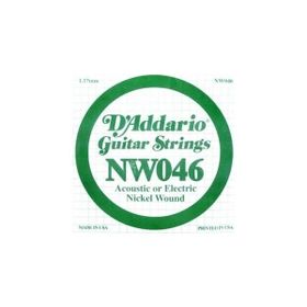 D'addario NW046 Nikel Wound Mi Akustik Tel