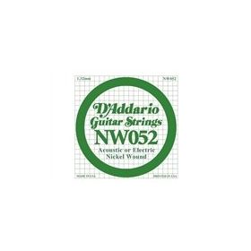 D'addario NW052 Wound Kalın Mi Akustik Tel Nikel