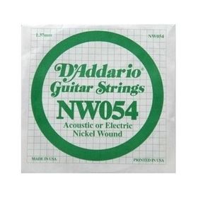 D'addario NW054 Wound Kalın Mi Akustik Tel Nikel
