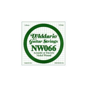 D'addario NW066 Mİ Kalın Elektro ve Akustik Tek Tel