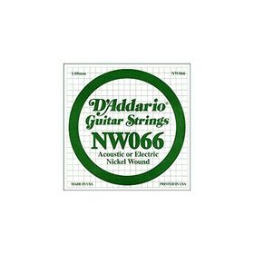 D'addario NW066 Mİ Kalın Elektro ve Akustik Tek Tel