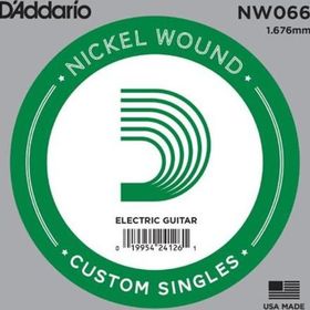 D'addario NW066 Mİ Kalın Elektro ve Akustik Tek Tel