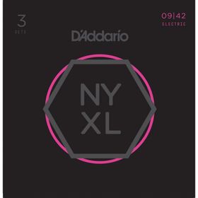 D'addario NYXL0942-3P 3'lü Elektro Gitar Teli