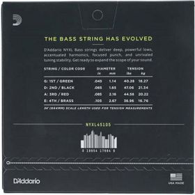 D'addario NYXL45105 Bas Gitar Teli