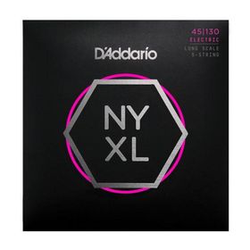 D'addario NYXL45130 Nyxl Serisi Long Scale 5 Tel Bas Gitar Tel Seti