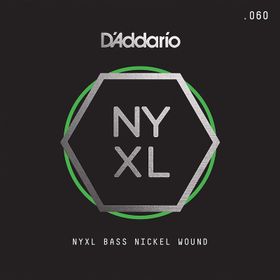 D'addario NYXLB060 060 Gauge NYXL Serisi Nikel Sarım Bas Tek Tel
