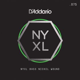 D'addario NYXLB075 Gauge NYXL Serisi Nikel Sarım Bas Tek Tel