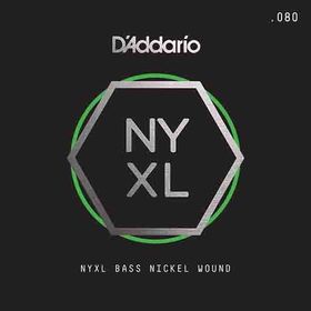 D'addario NYXLB080 080 Gauge NYXL Serisi Nikel Sarım Bas Tek Tel