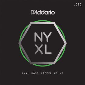D'addario NYXLB080 080 Gauge NYXL Serisi Nikel Sarım Bas Tek Tel
