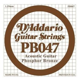 D'addario PB047 Mi Akustik Gitar Tek Teli