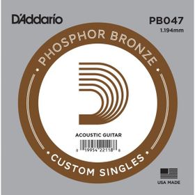 D'addario PB047 Phosphor Bronze Wound Mi Akustik Gitar Tek Teli