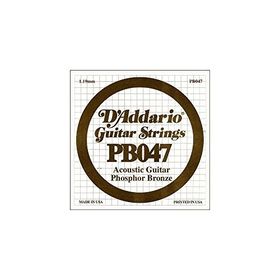 D'addario PB047 Phosphor Bronze Wound Mi Akustik Gitar Tek Teli