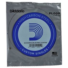 D'addario PL009 Plain Steel Elektro Tek Tel