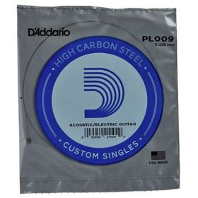D'addario PL009 Plain Steel Elektro Tek Tel