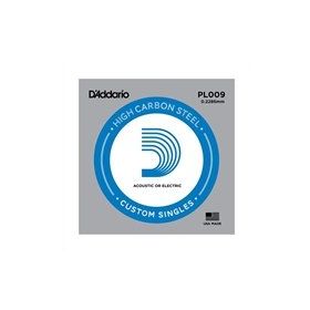 D'addario PL009 Plain Steel Elektro Tek Tel