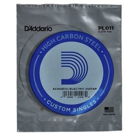 D'addario PL011 Plain Steel Elektro Tek Tel