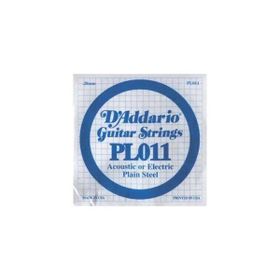D'addario PL011 Plain Steel Elektro Tek Tel