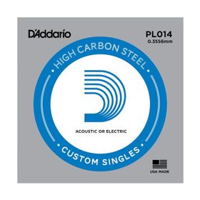 D'addario PL014 Plain Steel Si Elektro Tek Tel