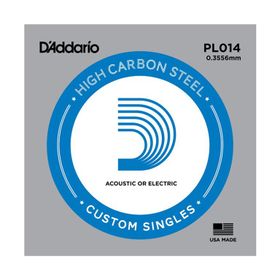D'addario PL014 Plain Steel Si Elektro Tek Tel