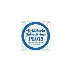 D'addario PL015 Plain Steel Elektro Tek Tel